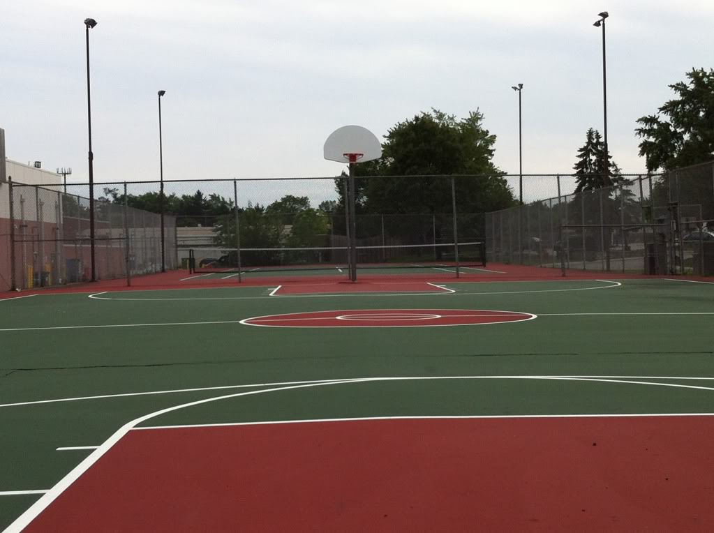 Sports Court Seal Coating and Markings